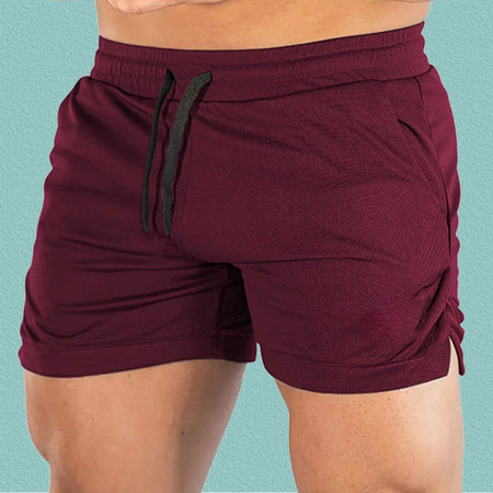 2024 Latest, Fast Drying Breathable Muscle Running Shorts, Marathon Seven Legs, Fitness Beach Pants, Tight Mesh Fabric, Hip Hop