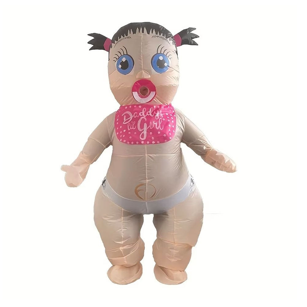 Halloween Inflatable Baby Costume Cute Giant Monster Theme Carnival and Role Playing Parties Heights From 59 Ft To 74 Ft