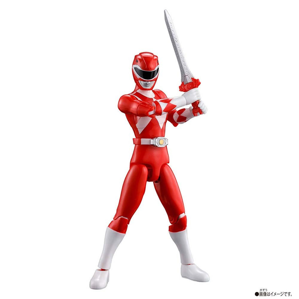 In Stock Original Bandai Action Hero Super Sentai Power Rangers Red Rangers Collection Collection Action Figures Model Toys Gift