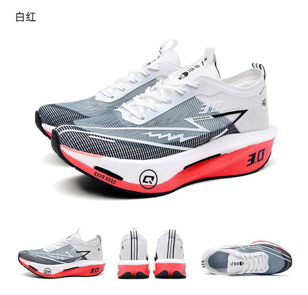 NEW Running Shoes Men Sports Marathon Carbon Plate Breathable Lightweight Women Comfortable Athletic Leisure Sneakers Footwear
