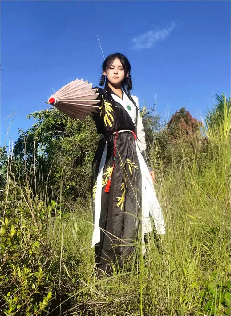 Chinese Game Where Winds Meet Young Master Cosplay Costume Adult Swordsman Hanfu Carnival Hero Wuxia Jianghu Cool Battle Uniform