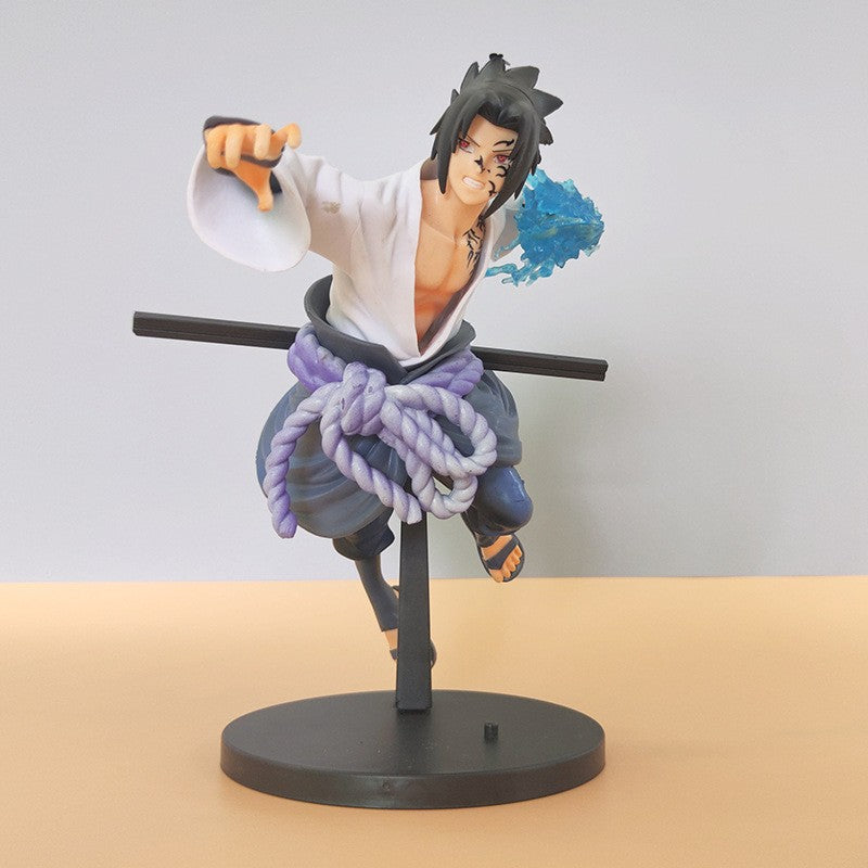Naruto Sasuke Anime Action Figure Toys 20CM Uchiha Cartoon PVC Figurine Collection Desk Decoration Model Dolls Birthday Gifts