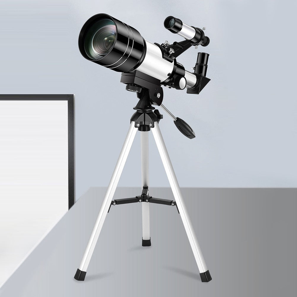 Telescope for Adults&Kids 300mm Portable Telescope 15X-150X Astronomical Refracting Telescope Astronomy Beginners Gifts