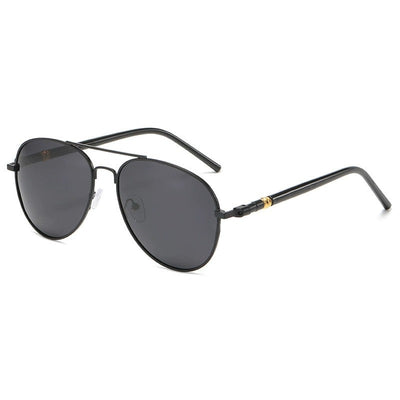Pilot Men Classic Prescription Reading Sunglasses Black Lens Finished Presbyopic Readers Shade Outdoor Sun Glasses +1.0 to +4.0