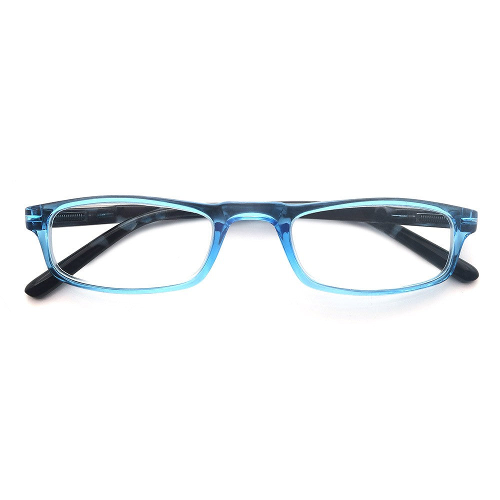 Women Men Reading Glasses Classic Small Rectangle Frame Spring Hinge Ulrta Comtable Wear Readers Eyeglass with Diopters