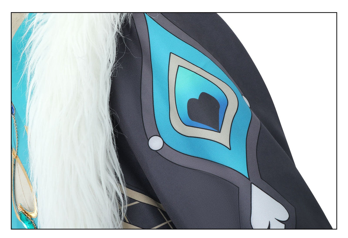 Aventurine Cosplay Costume Wig for Game Honkai: Star Rail Costume Handsome Fashion Combat Role Play Carnival Outfits with Hat