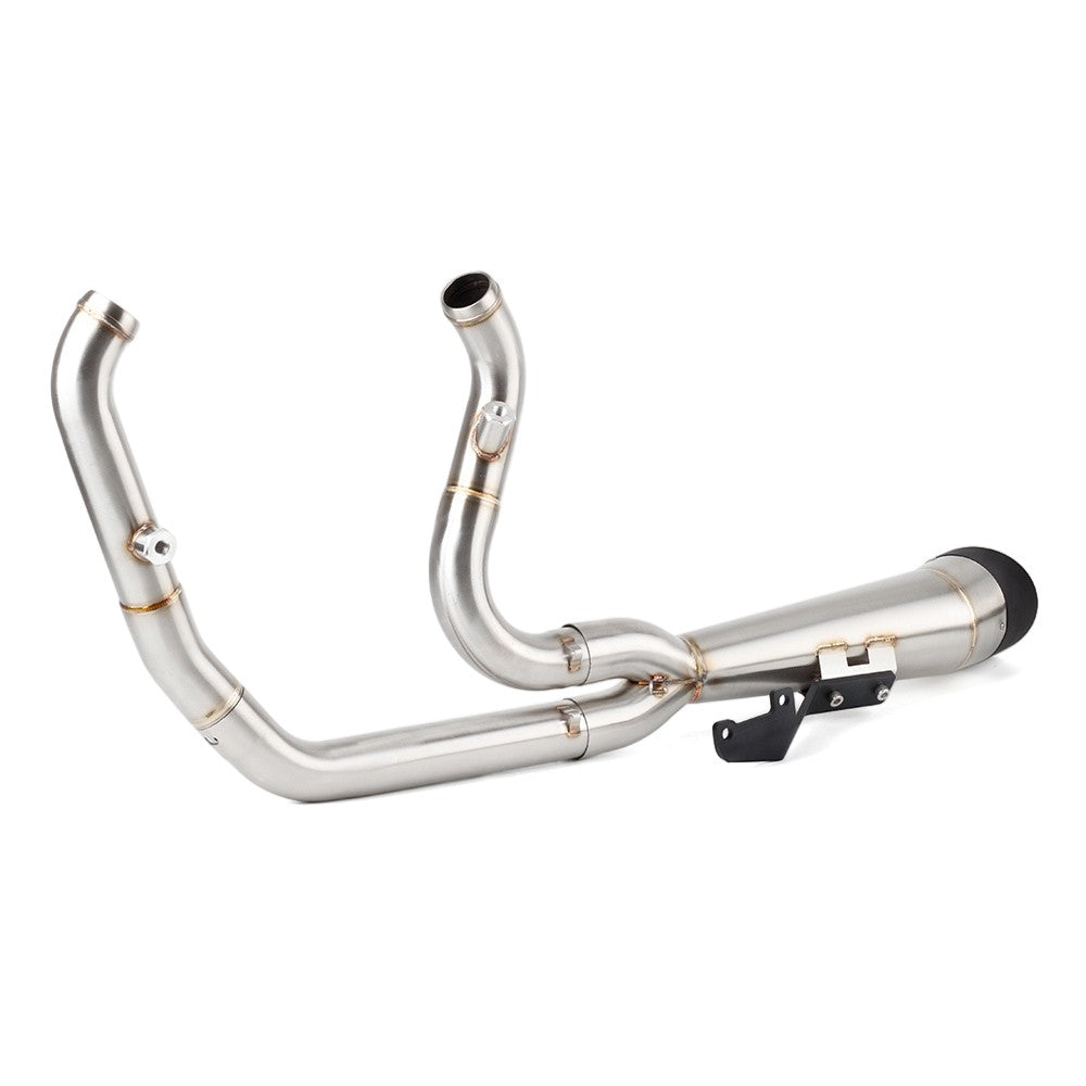 For Harley Dyna Low Rider / Fat Bob / Street Bob / Super Glid / Wide Glide Motorcycle Exhaust Link Pipe Slip-On exhaust pipe