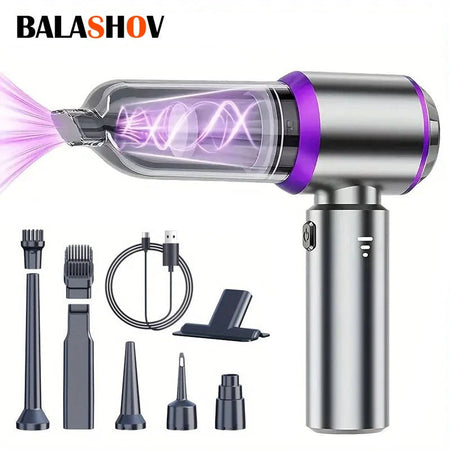 Portable Cordless Handheld Vacuum Cleaner 13000Pa Car Vacuum With Brushless Motor, 4 In 1 For Keyboard, Home, Pet And Car