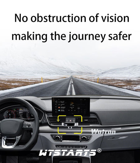 For Skoda Octavia/PRO 2016-2023 Adjustable Car Phone Holder Mobile Mount Gravity GPS Rotatable Navigation Bracket Accessories