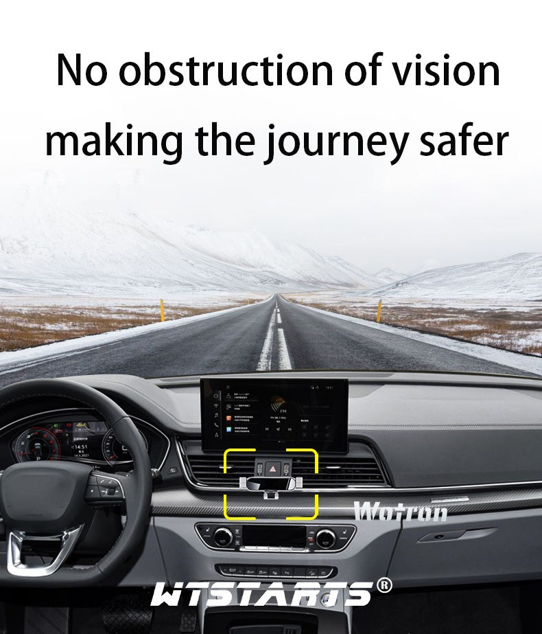 For Skoda Octavia/PRO 2016-2023 Adjustable Car Phone Holder Mobile Mount Gravity GPS Rotatable Navigation Bracket Accessories
