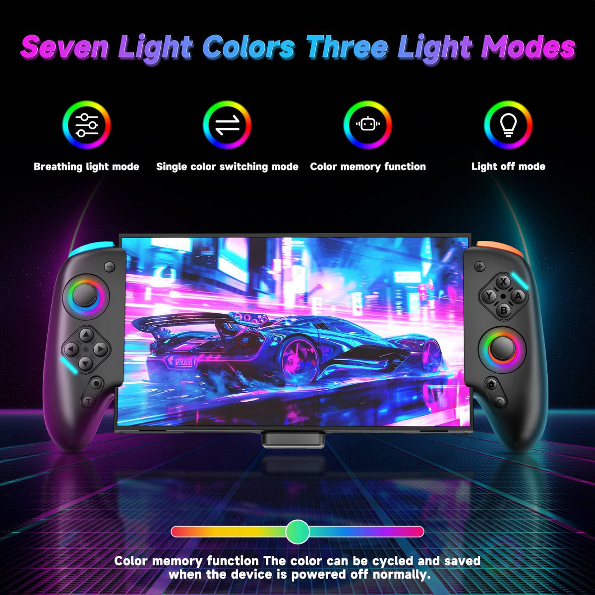 Wired Controller For Nintendo Switch 2 Pro Programmable RGB 9-Axis vibration/macro Joy-Controller Hall Effect Gamepad Joysticks