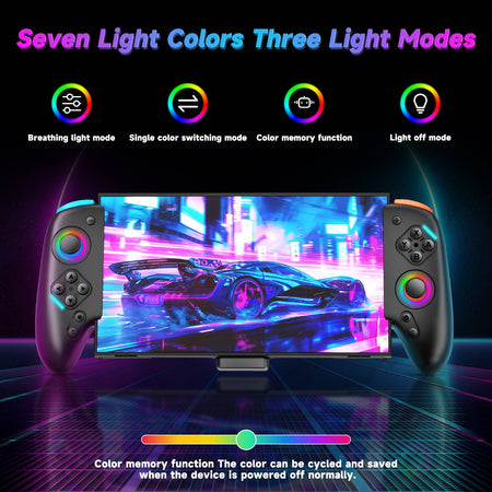 Wired Controller For Nintendo Switch 2 Pro Programmable RGB 9-Axis vibration/macro Joy-Controller Hall Effect Gamepad Joysticks
