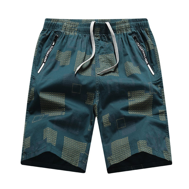 Men's Sweatpants Baggy Comfortable Shorts Male Casual Travel Outdoor Sports Bermuda Shorts Elastic Waist Y2K Print Half Pants