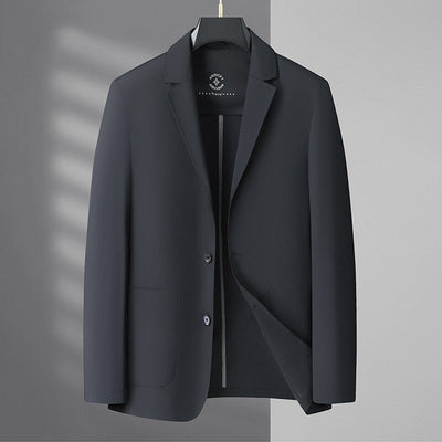 2025 Summer Ice Silk Thin Sunscreen Suit Jackets for Men Classic Business Casual Blazers Wedding Social Dress Coat Men Clothing
