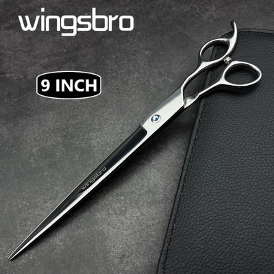 wingsbro 9 inch Professional Pet Dog Grooming  Shear Pet Shop Scissors for Dog Hair Groomer Dog Stylist