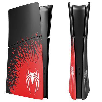For P5 Pro/Slim Limited Edition Spider Faceplate Cover Compatible with P 5 PRO/Slim Disc Version Console Cover Accessories