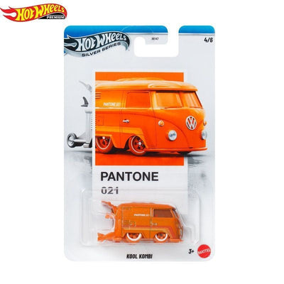 Genuine Hot Wheels Silver Series Pantone Artsy Set Porsche/Camaro/Kombi/Mustang/Nissan 1:64 Diecast Vehicle Alloy Car Model Gift