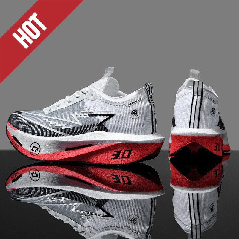 NEW Running Shoes Men Sports Marathon Carbon Plate Breathable Lightweight Women Comfortable Athletic Leisure Sneakers Footwear