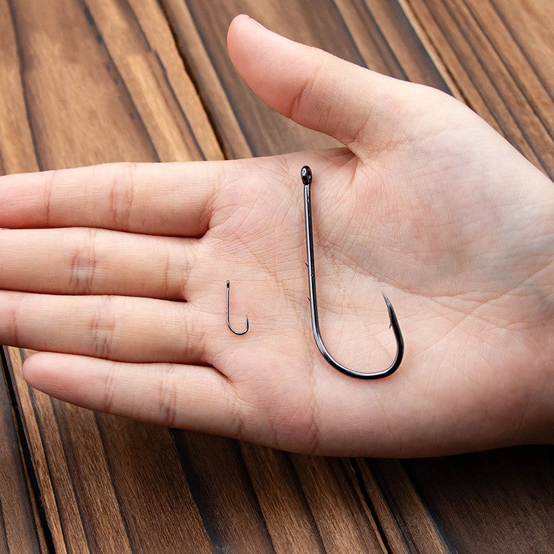FTK Baitholder Fishing Hooks Sea Barbed Fishing Lures Shank Beak Live Bait Holder Carp Fishing Worm Hooks Accessories Tackle