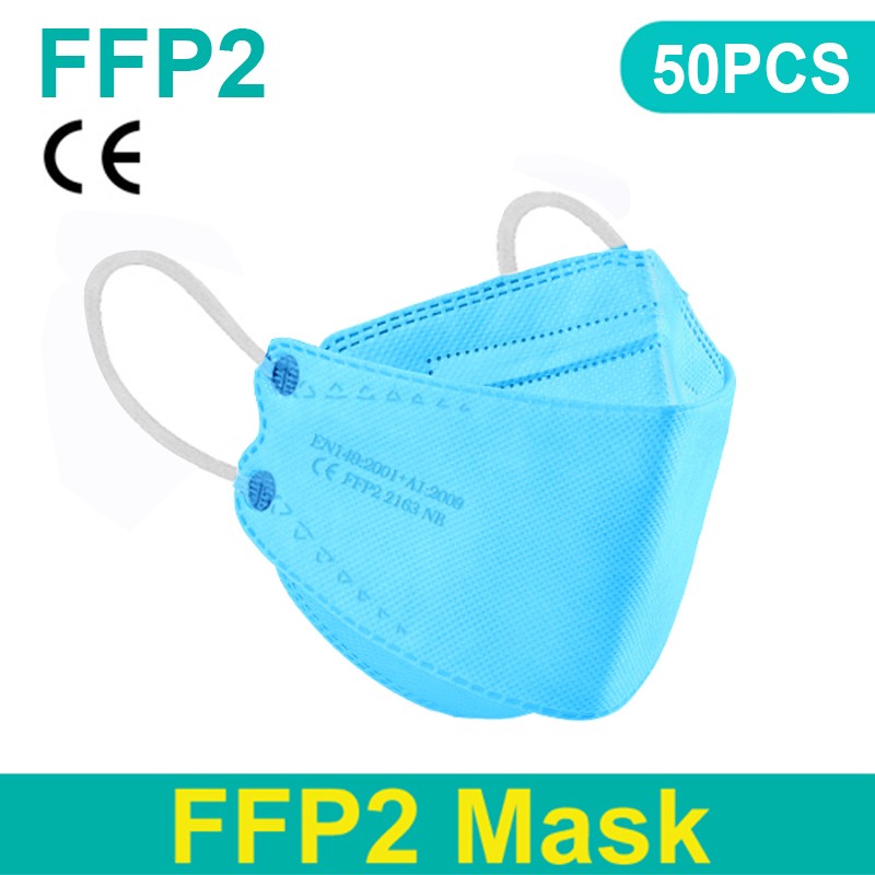 fpp2 CE Protective maske anti dust mask mouth mascarillas 4 Layers maskffp2 face mask KN95 facial masks  filter mask respirator