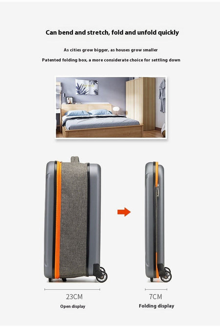 New Folding Luggage Multifunctional Design20Inch Boarding Business Password Suitcase