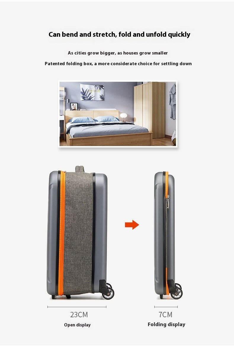 New Folding Luggage Multifunctional Design20Inch Boarding Business Password Suitcase