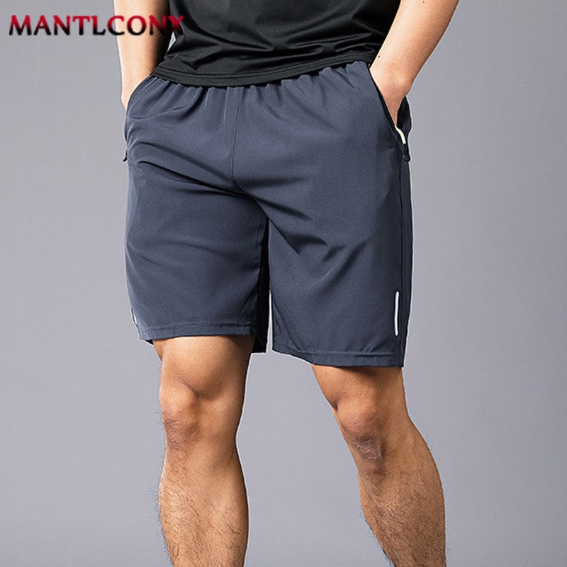 Breathable Running Jogging Men's Shorts Quick Dry Fashion Board Shorts Male Summer Elastic Casual Shorts Men Solid Color M-4XL