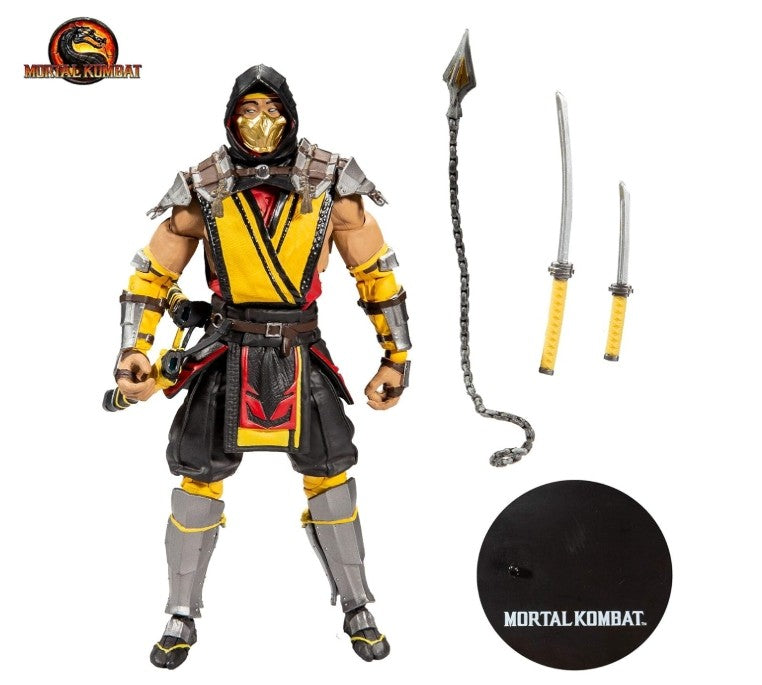 Mortal Kombat Spawn Sub-Zero Scorpion 7" Articulated Action Figure Toys 17cm