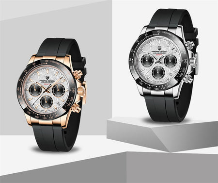 40mm New V2 PAGANI DESIGN Men's Quartz Watches Sapphire Retro Chronograph Stainless Steel Waterproof Watch Men Relogio Masculino