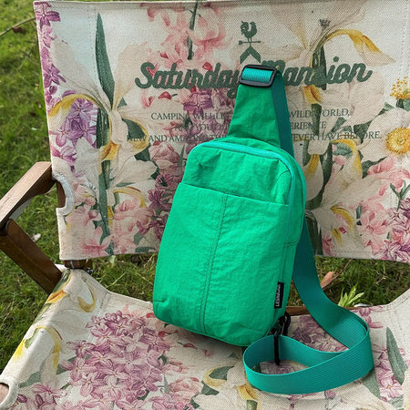 Chest Bag for Men and Women 2025 New Summer Small Backpack Crossbody Bag Casual Shopping Versatile Mobile Phone Bag