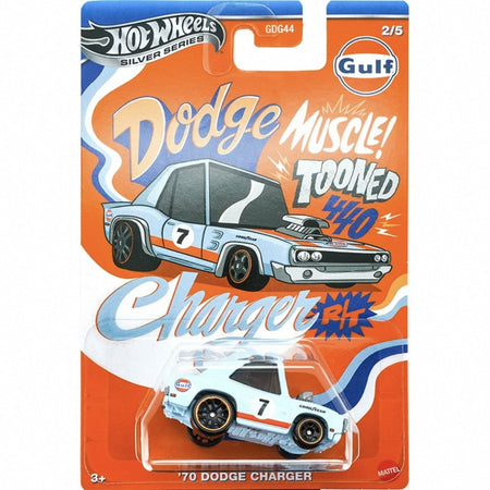 Hot Wheels Silver Series Gulf Tooned Toyota Supra Chevrolet Volkswagen Golf 1/64 Diecast Model Car Model Collection Toy Gift
