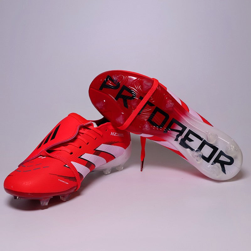 M-2502 Pro Mens Soccer Shoes Training Non-Slip Turf Soccer Cleats TF/FG Football Sneakers Chuteira Campo for Man 35-45