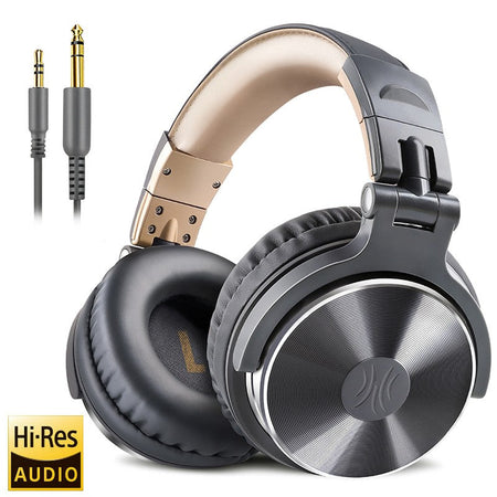 Oneodio Pro 10 Wired Studio Headphones Stereo Professional DJ Headphone with Mic Over Ear Monitor Earphones Bass Headsets