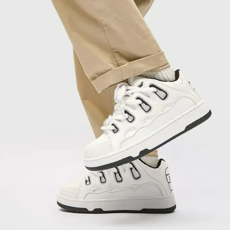 Trend Men's Shoes Outdoor Sneakers New Platform Vulcanized Shoes Breathable Casual Shoes Non Slip Comfortable Running Shoe Tenis