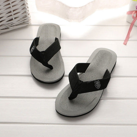 Casual Flip Flops For Men Slippers Beach Sandals Summer Non-Slip Flat Slides Men Slippers Indoor House Shoes Man Male Slipper