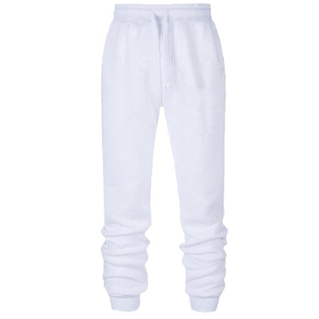 Winter Lambswool Warm Casual Pants Men's Fitness Jogging Sweatpants Male Solid Drawstring Bottoms Fleece Straight Trousers M-5Xl