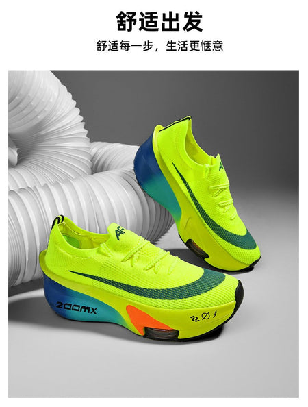 Sports Running Shoes Men Marathon Air Cushion Carbon Plate Breathable Lightweight Women Comfortable Athletic Walk Race Sneakers