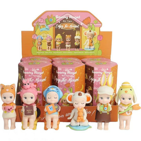 new 2025 Sonny Angel Enjoy The Moment Series Blind Box Anime Mini Figures Ornaments Cartoon Dolls Desktop Valentine'S Day Gift