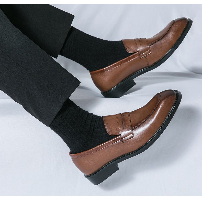 Men's Dress Shoes Classic Casual Business Leather Shoes Men Retro Oxfords Formal Social Wedding Office Leather Shoes For Men
