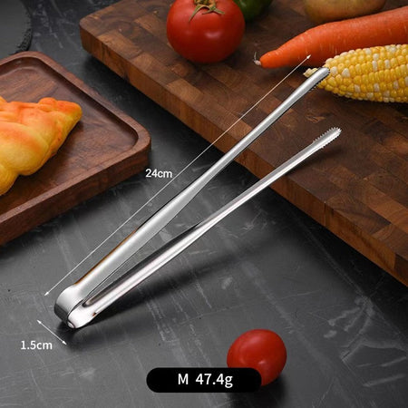 304 Stainless Steel Barbecue Clip Grill Tongs Meat Food Clip Cooking Utensils BBQ Baking Kitchen Accessories Camping Supplies