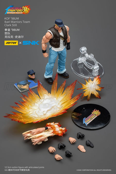 ?MT?JOYTOY 1/18 Action Figure SNK KOF'98UM Ikari Warriors Team Ralf Jones Clark Still Leona Heidern Toy Model Gift