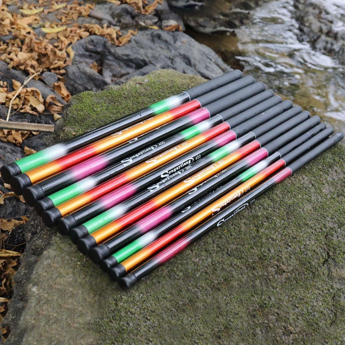 Sougayilang Fiberglass Portable Multi Section Fishing Rod 2.7-5.4m Rough and Anti Bending Opens Up A Smooth Fishing Journey