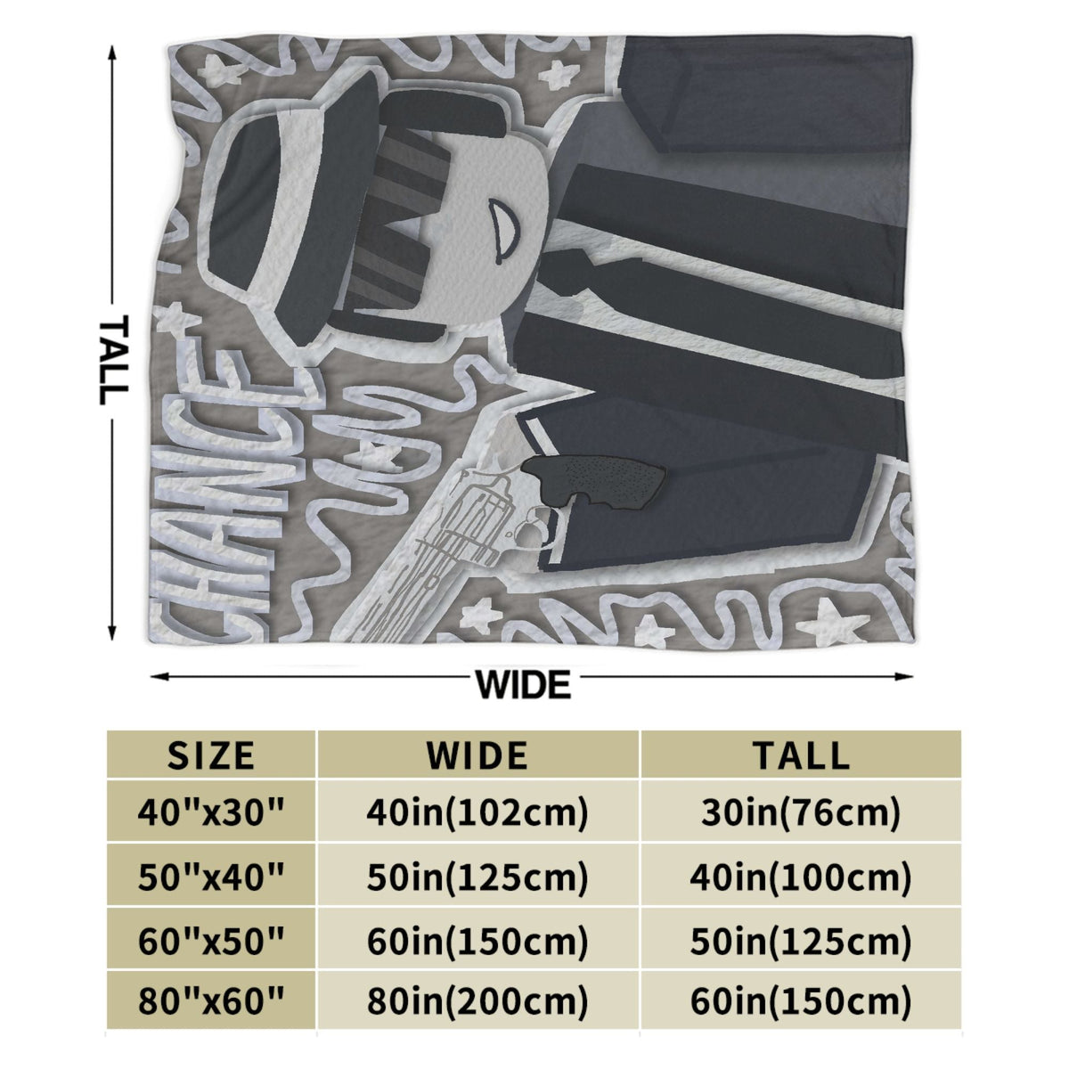Forsaken Chance Profile Picture Blanket Quality Soft  Throw Blanket Autumn Girls Boys Outdoor Street Trend Bedspread