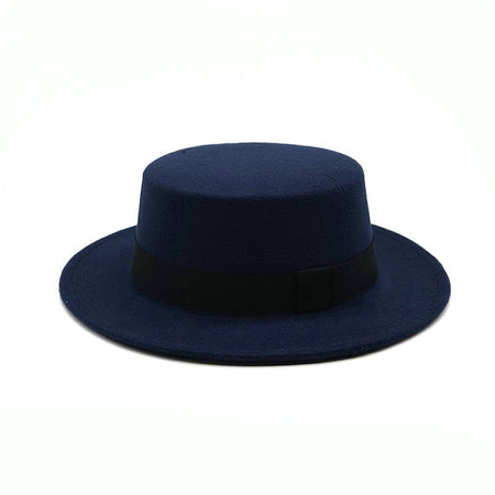 Winter Autumn Fashion Women Men Unisex Wide Brim Panama Hat Autumn Winter Gentleman Elegant Jazz Church Cap Beige Black Red