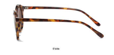 Retro Round Polarized Sunglasses Men Women Classic Leopard Frame Sun Glasses Fashion Black Driving Male Female Goggles UV400