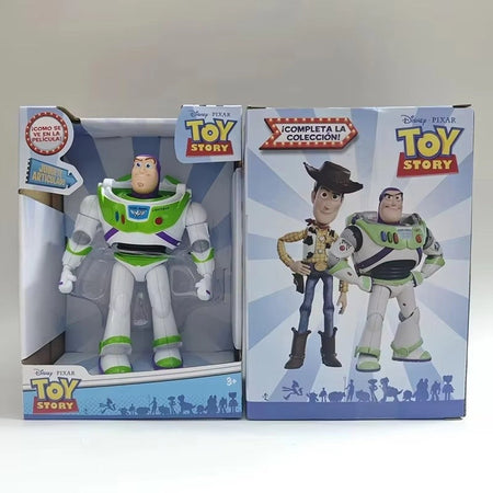 Woody Buzz Lightyear Cute Action Figures Pixar Toy Story Anime Cartoon Model Doll Collection Children Kids Xmas Gift