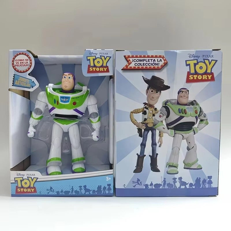 Woody Buzz Lightyear Cute Action Figures Pixar Toy Story Anime Cartoon Model Doll Collection Children Kids Xmas Gift