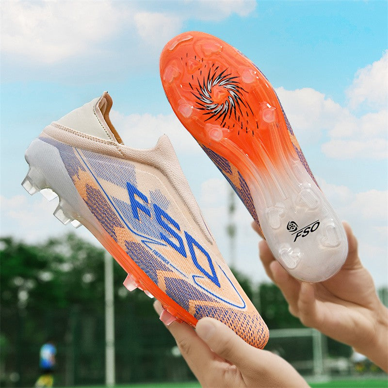 New Men Football Boots Non-Slip High-quality Soccer Shoes Grass Cleats High-top Futsal Sneakers Match Indoor Hot-selling Outdoor