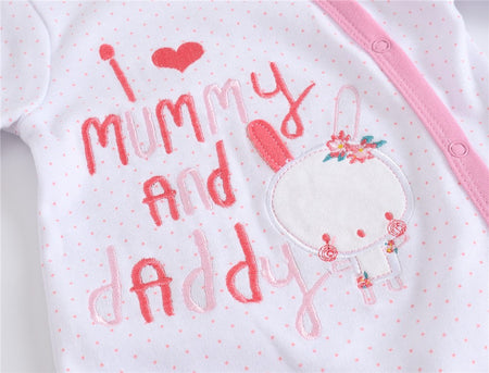 3 Pcs/lot 100% Cotton Baby Girls Clothes Set 0-12M Long Sleeve Newborn Boy Rompers Spring Autumn Carton Print Jumpsuit