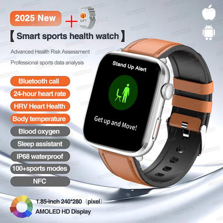 2025 New For Xiaomi Redmi Watch 5 Bluetooth Call GPS Tracking NFC Heart rate IP68 Waterproof Sport Fitness Smart bracelet Unisex